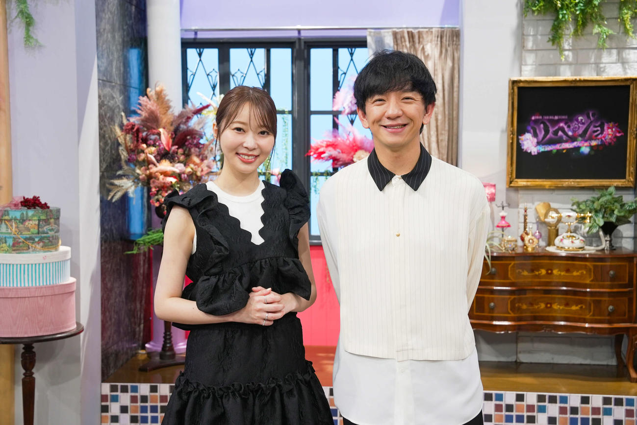 日テレ系特番「リベジョ～憎きヤバ男にテンチューくだす！～」でMCを務めるパンサー向井慧（右）と指原莉乃