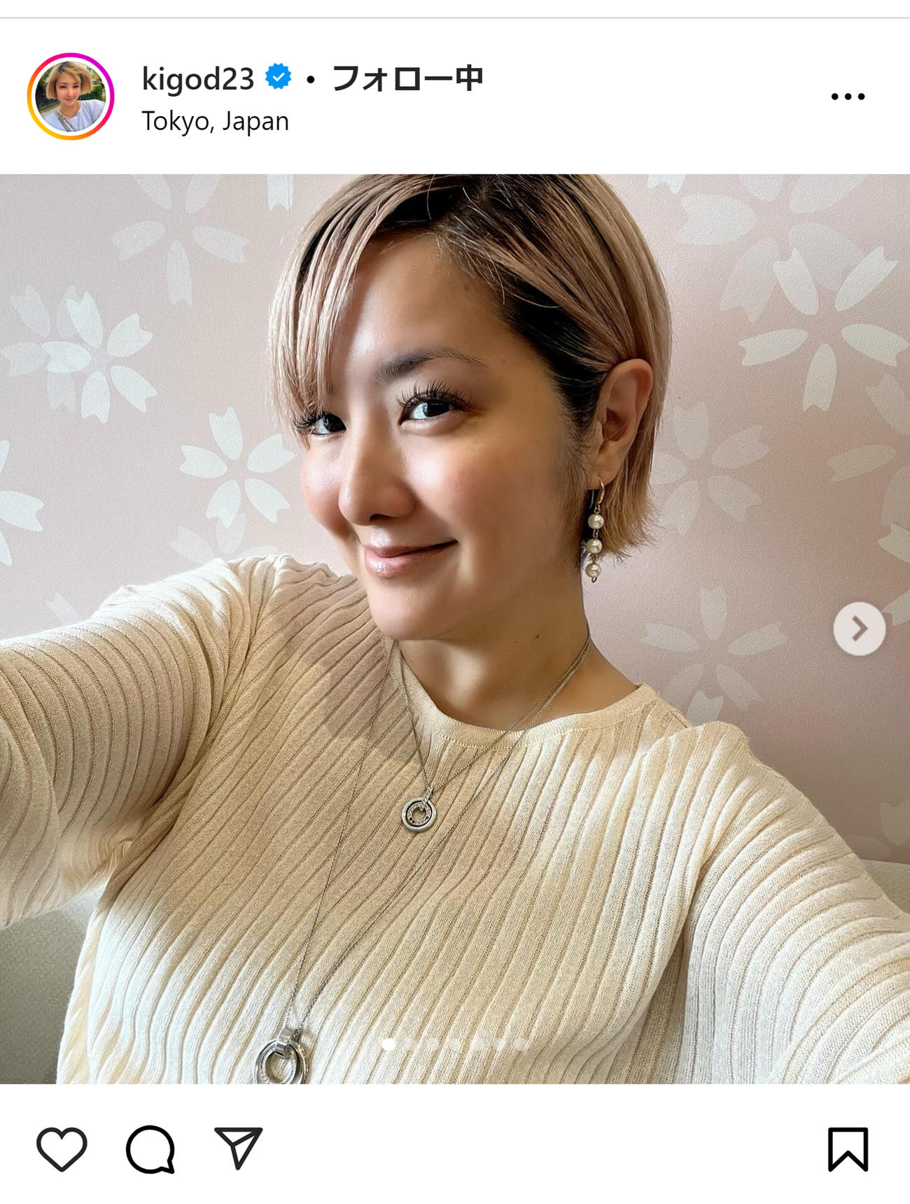 希良梨のインスタグラムから