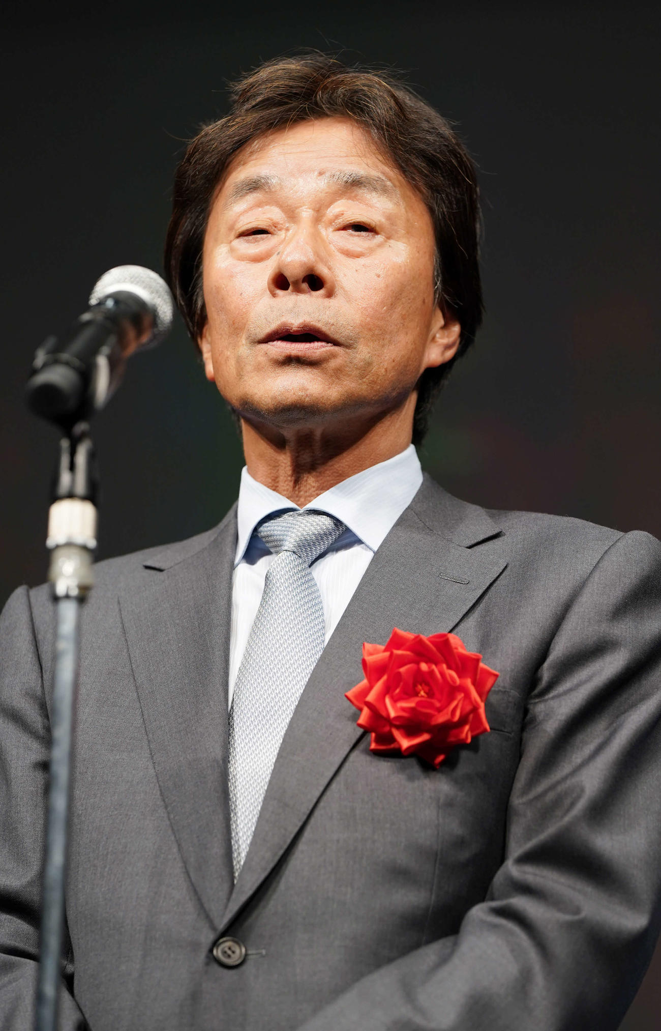 フジテレビ港浩一社長（2023年11月撮影）