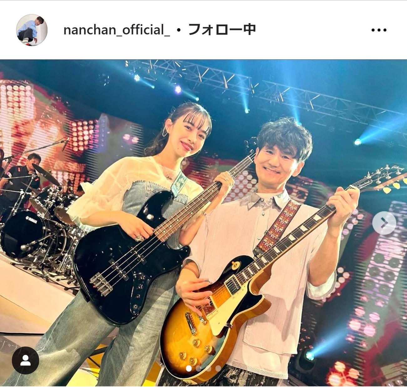 南原清隆のインスタグラムから