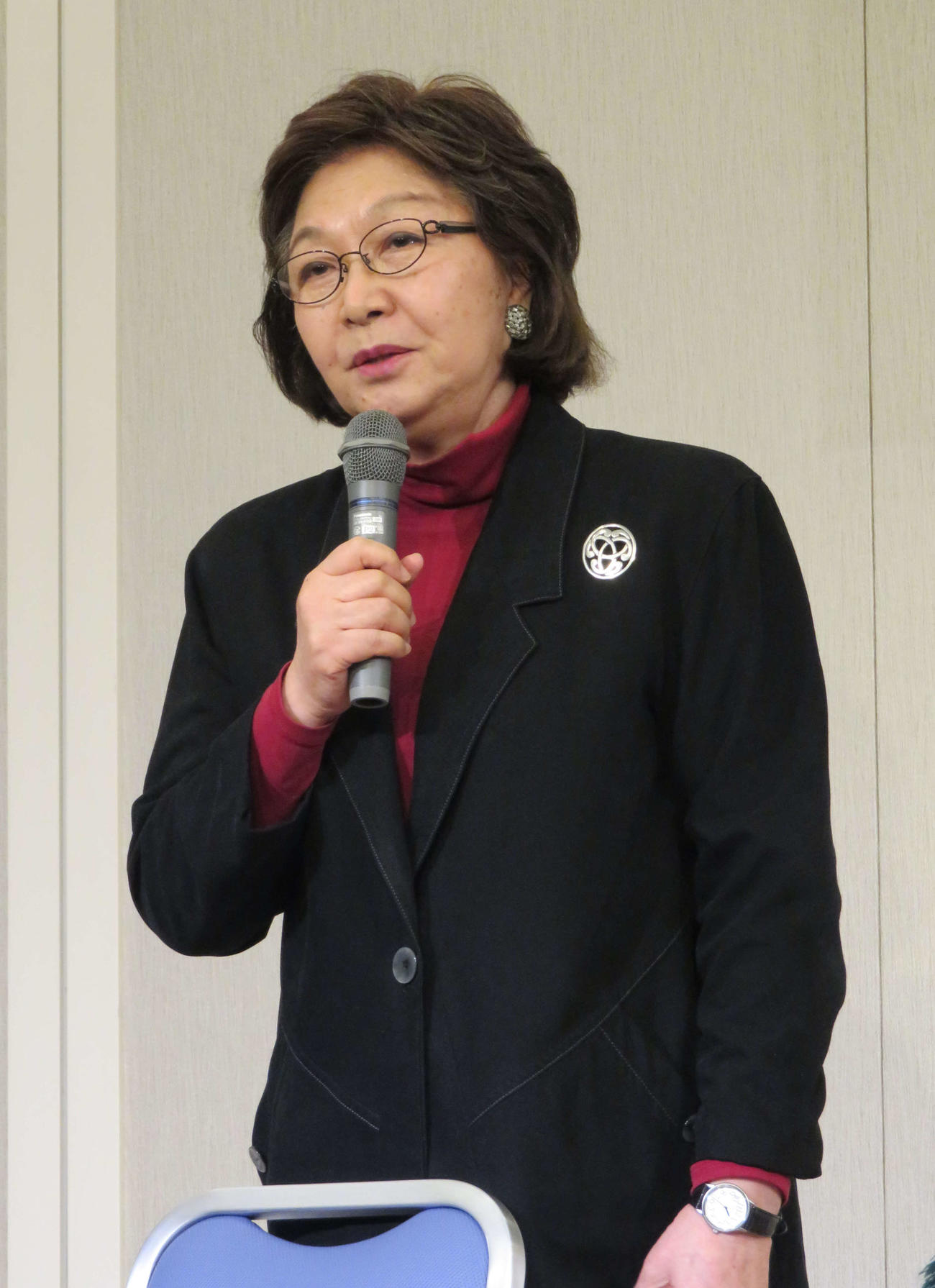 元NHKアナウンサーの加賀美幸子さん（2015年11月撮影）