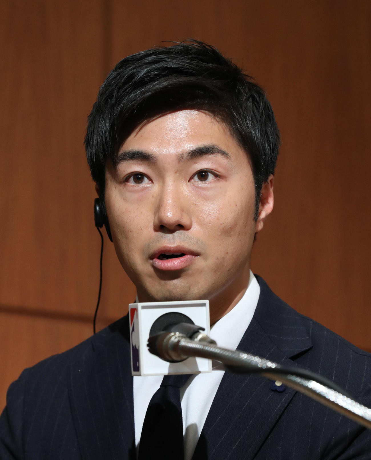 日本テレビアナウンサー時代の佐藤義朗氏（2019年3月撮影）