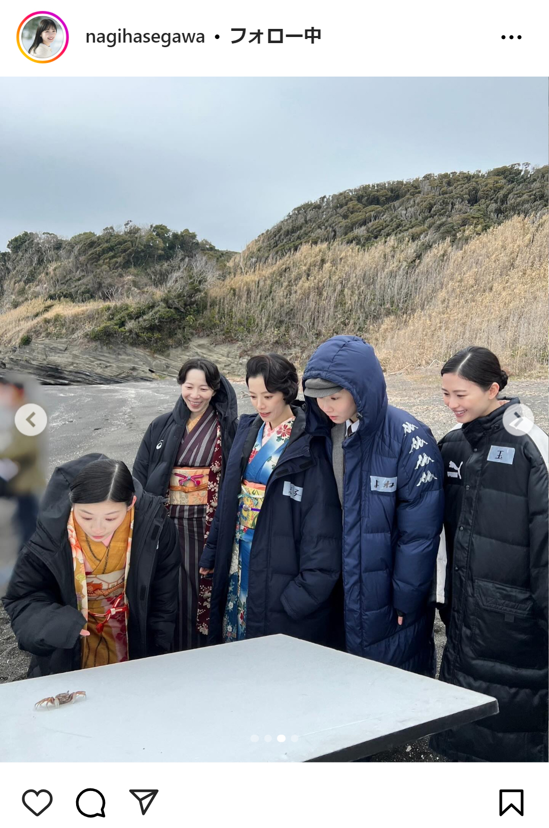 羽瀬川なぎのインスタグラムから