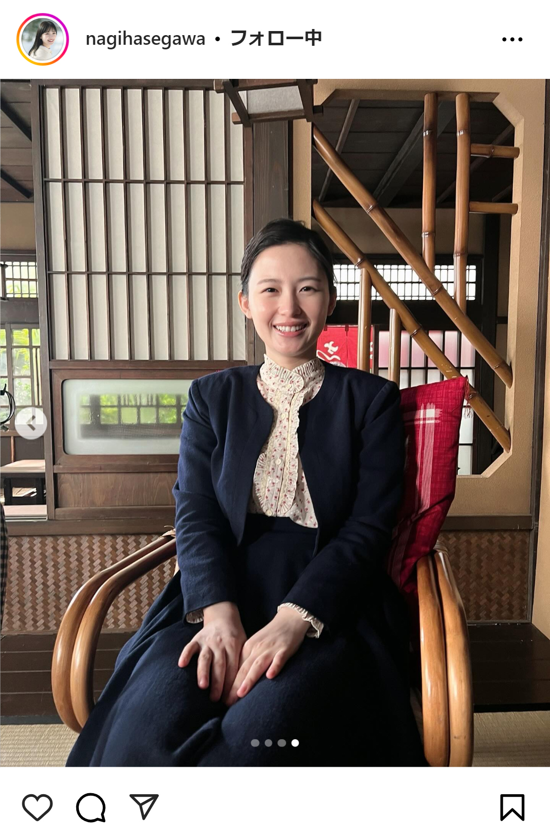 羽瀬川なぎのインスタグラムから