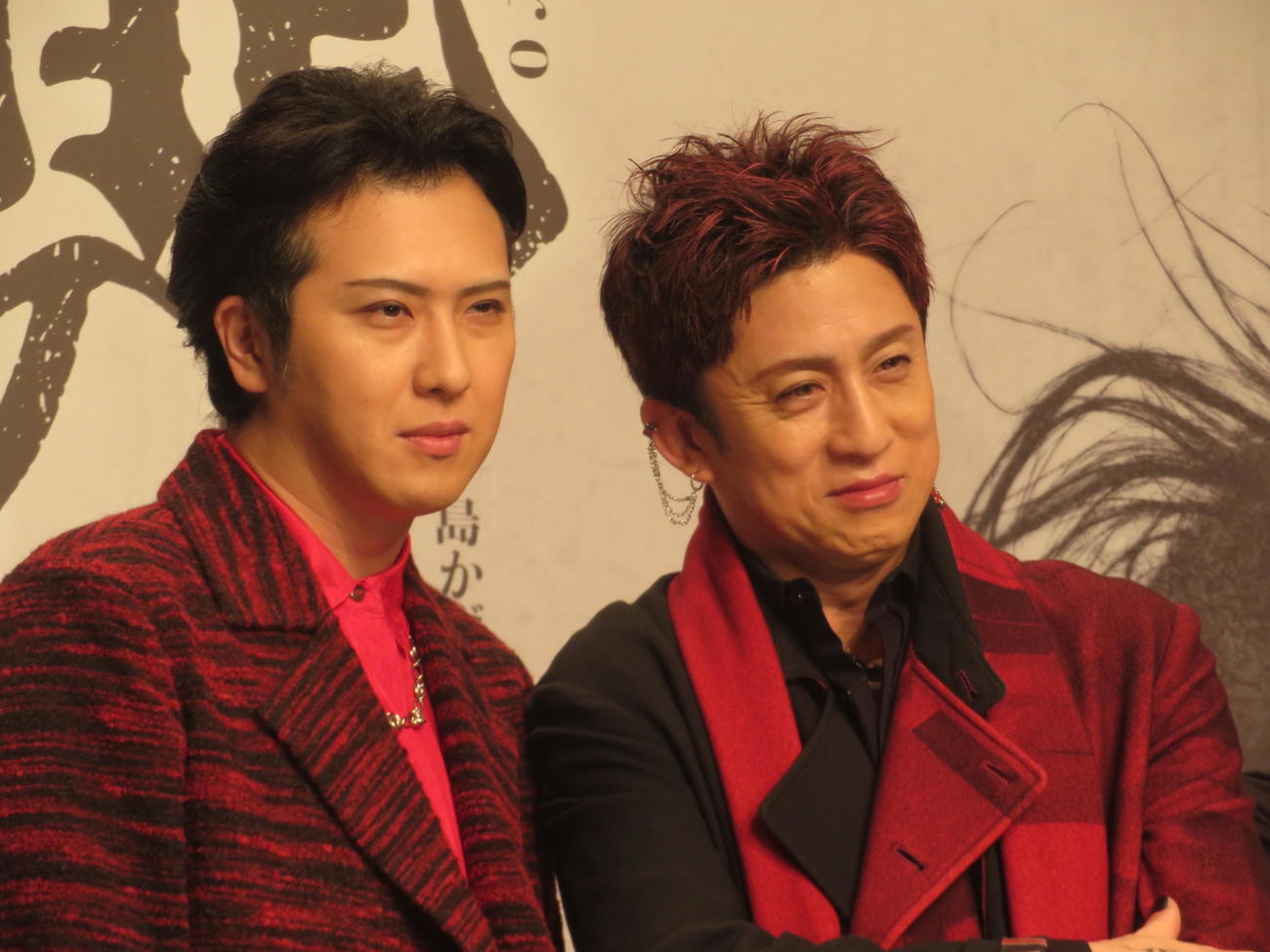 歌舞伎NEXT「朧の森に棲む鬼」でそれぞれ二役のダブルキャストを務める尾上松也（左）と松本幸四郎