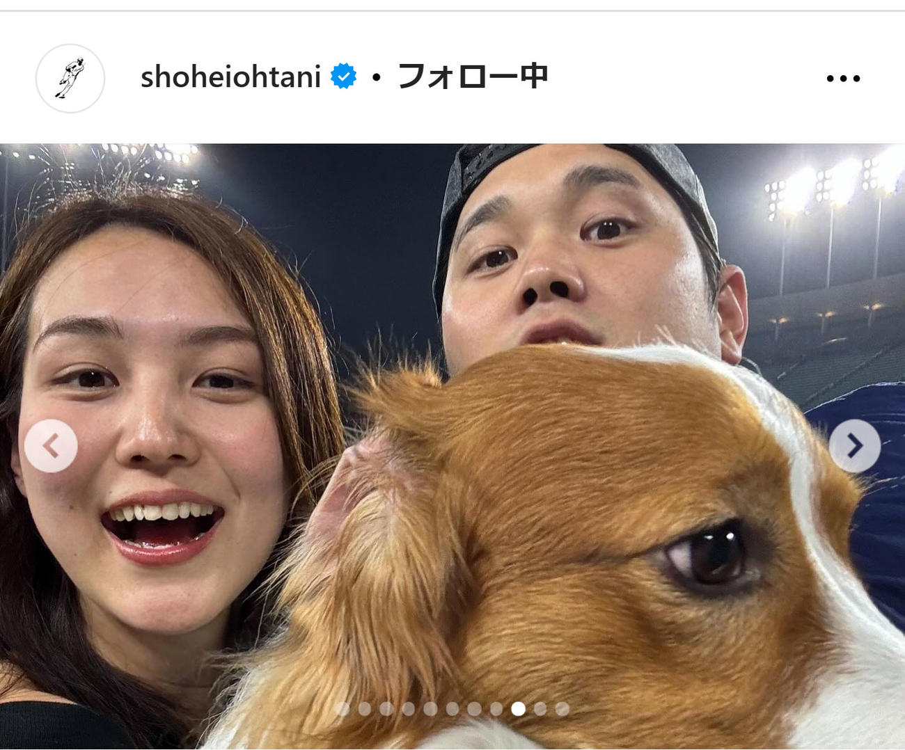 大谷翔平のインスタグラムから