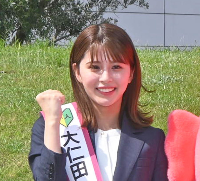 ABCテレビの大仁田美咲アナ（2023年撮影）