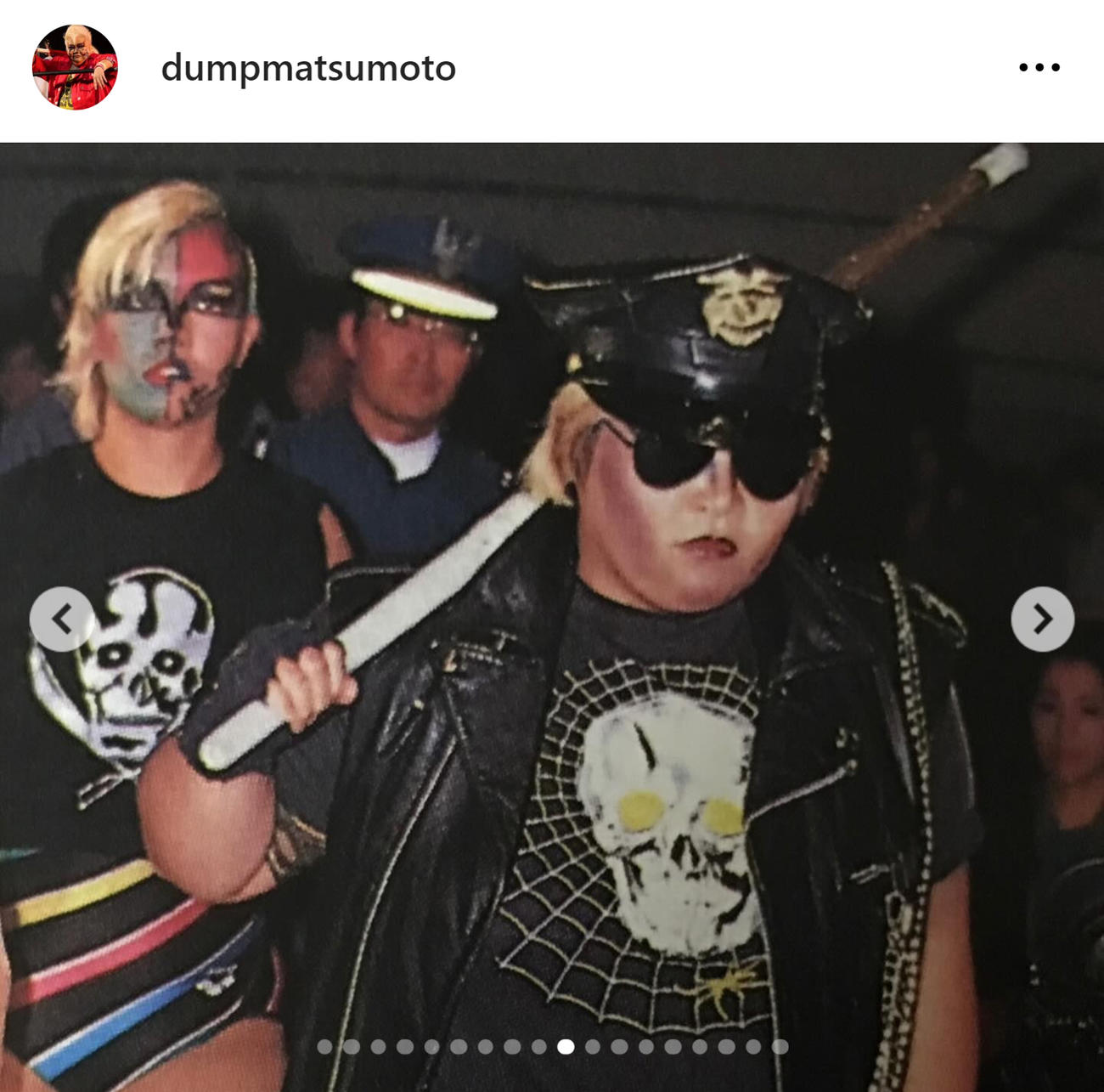 ダンプ松本のインスタグラムから
