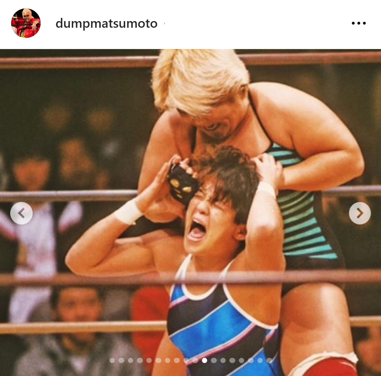 ダンプ松本のインスタグラムから