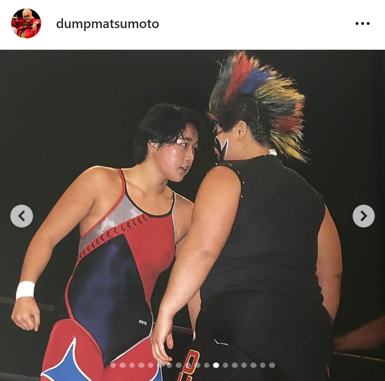 ダンプ松本のインスタグラムから