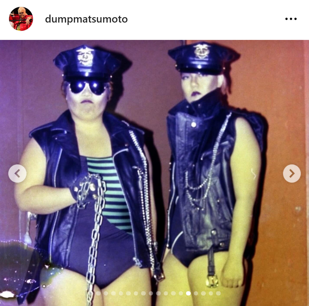 ダンプ松本のインスタグラムから
