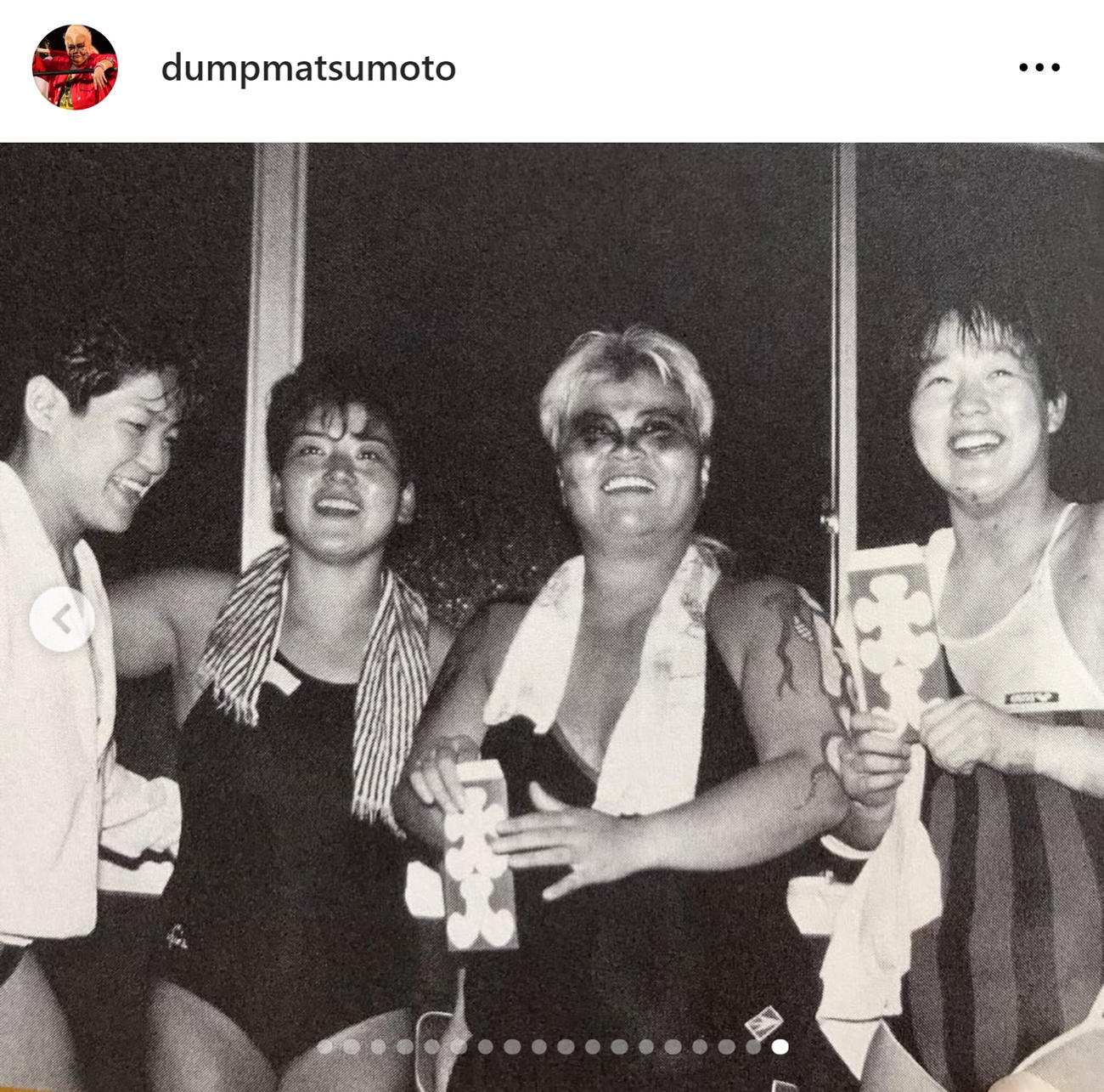 ダンプ松本のインスタグラムから