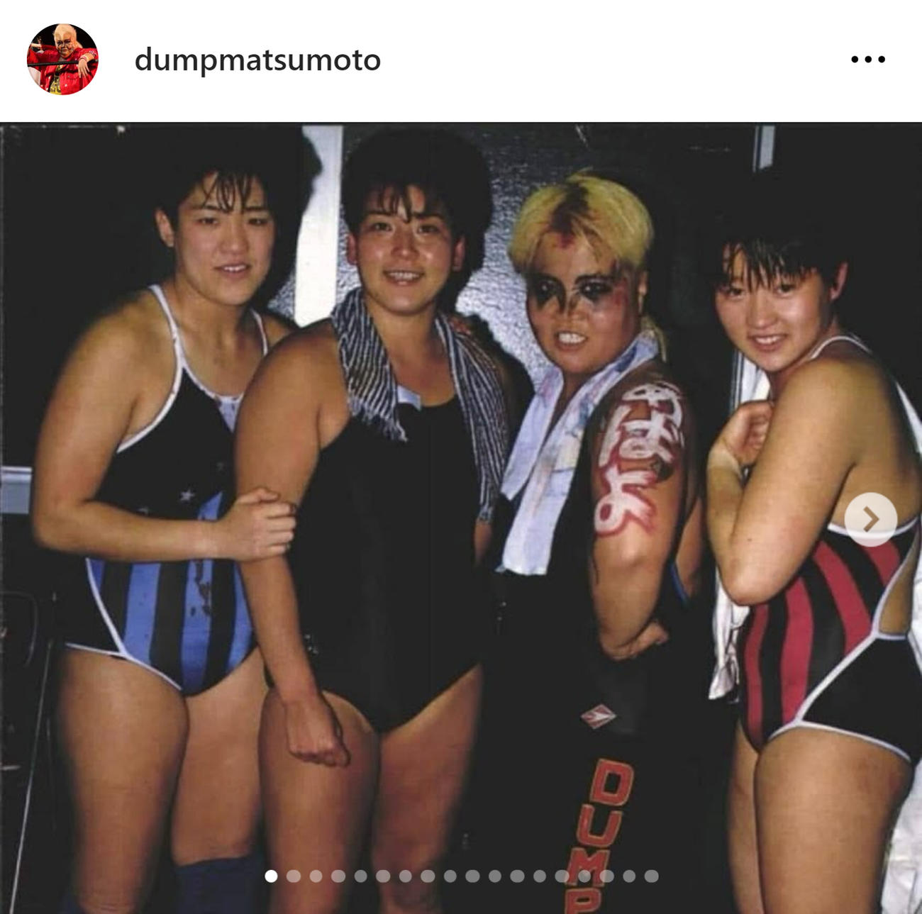 ダンプ松本のインスタグラムから