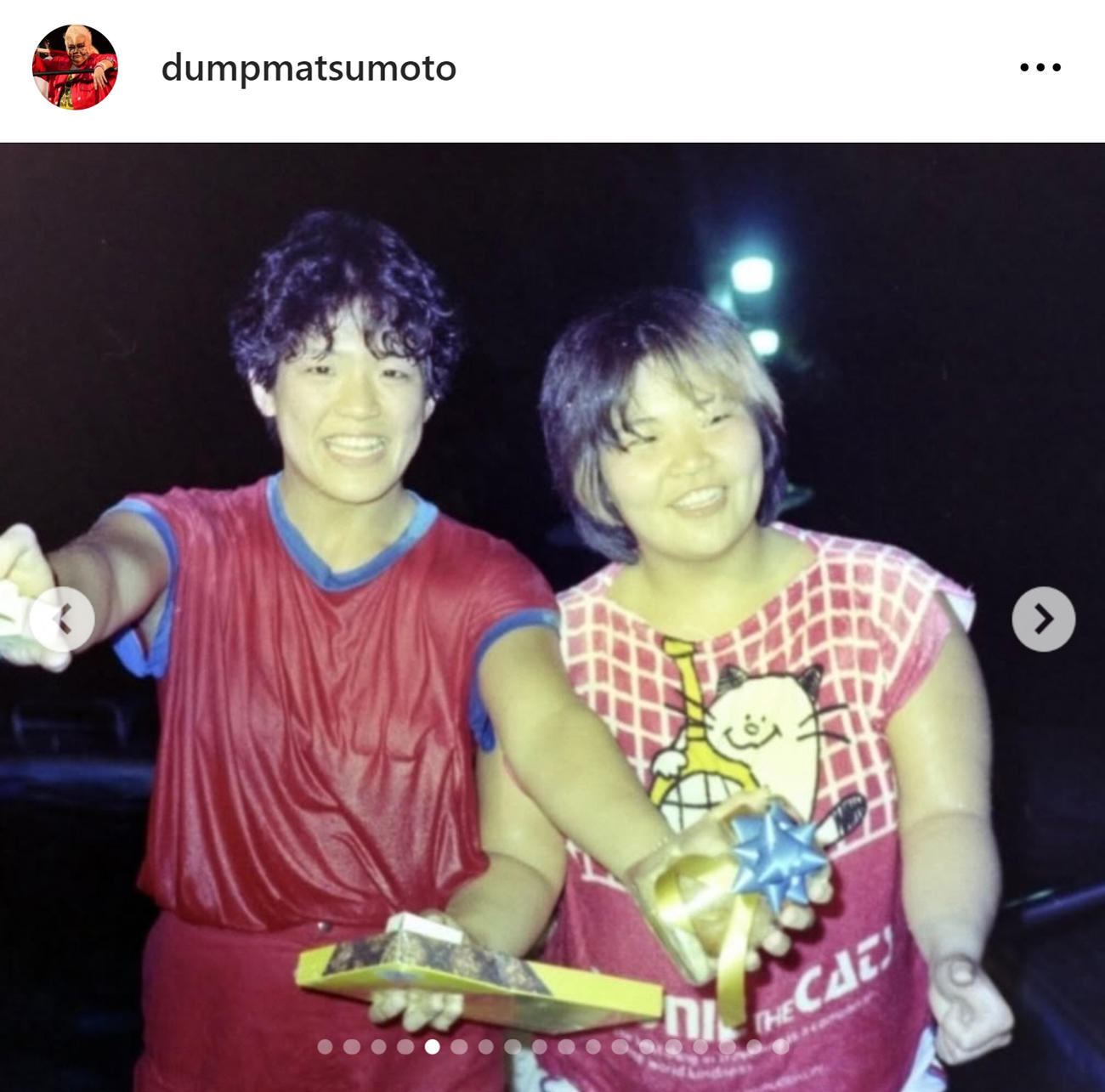 ダンプ松本のインスタグラムから