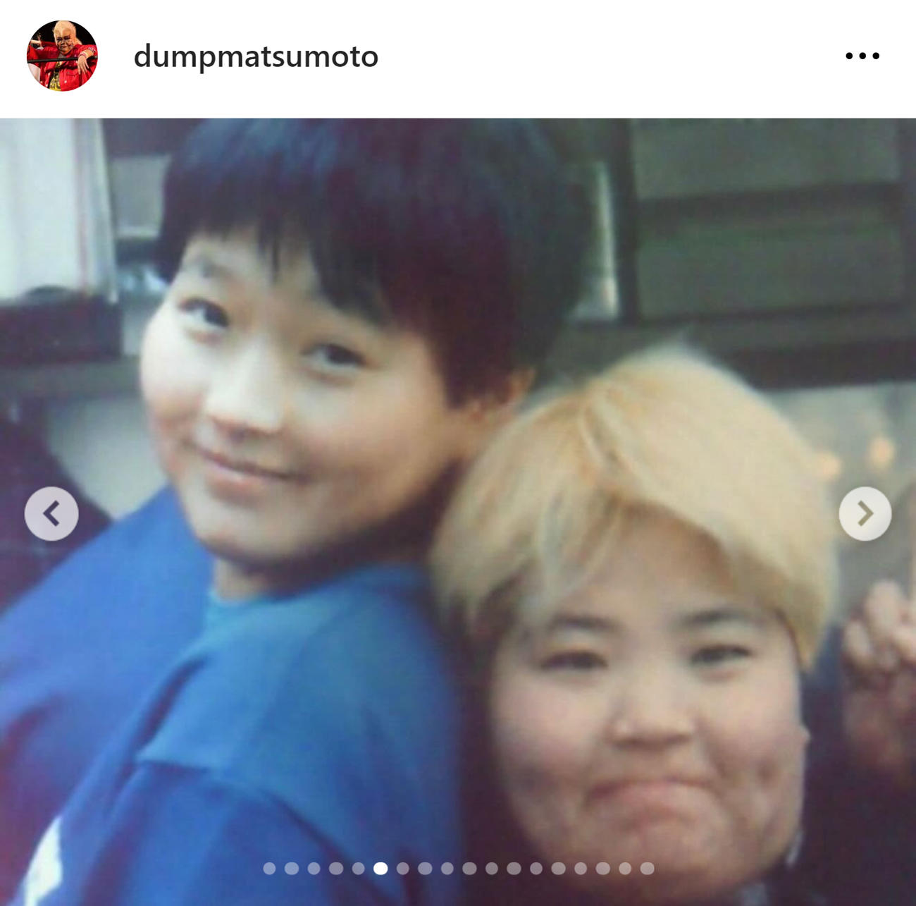 ダンプ松本のインスタグラムから