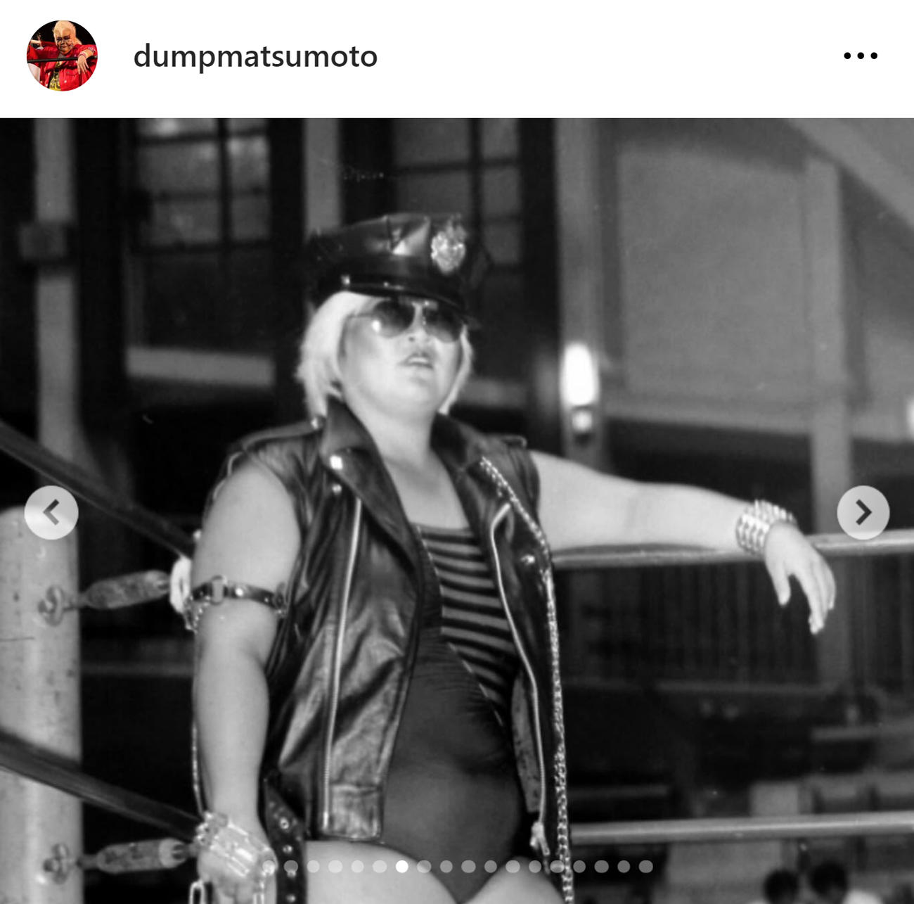 ダンプ松本のインスタグラムから