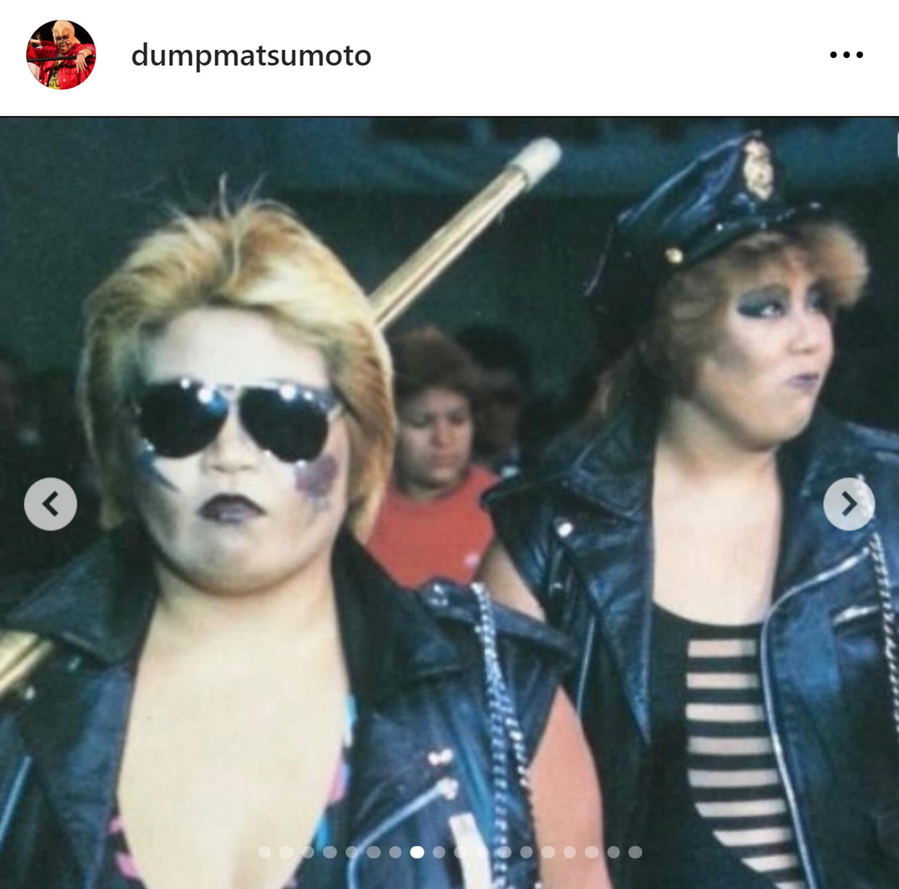ダンプ松本のインスタグラムから