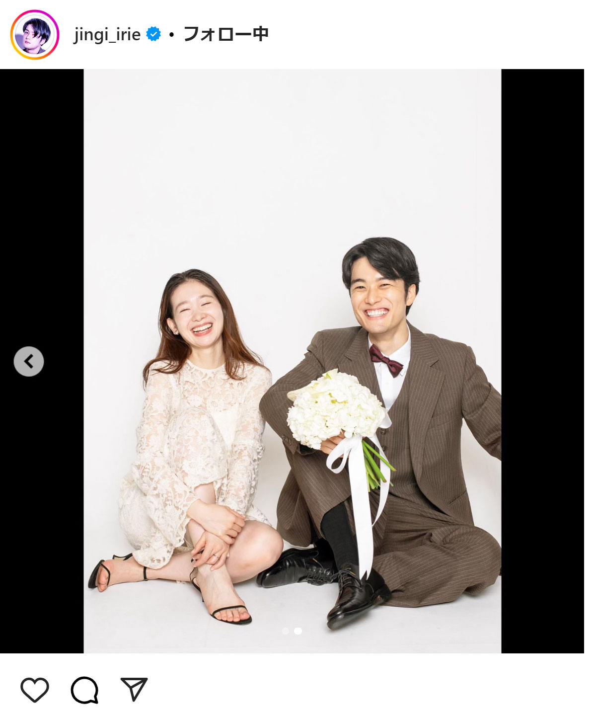 入江甚儀のインスタグラムから