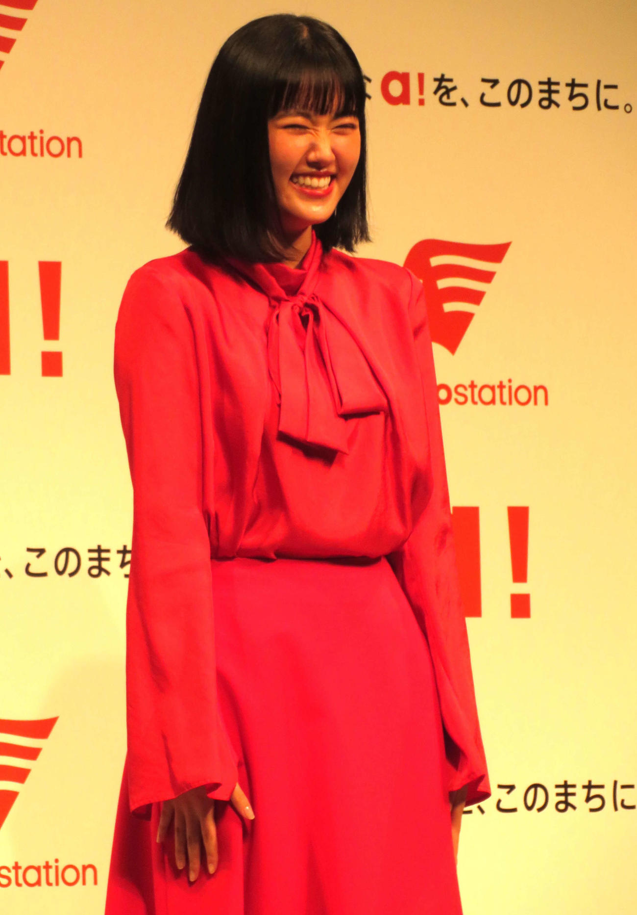「apollostation」事業概況および新TVCM発表会に出席した原菜乃華
