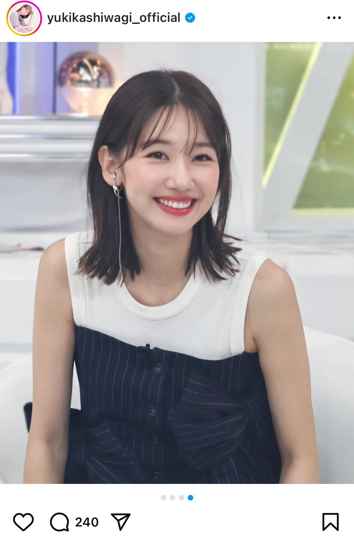 柏木由紀インスタグラムから