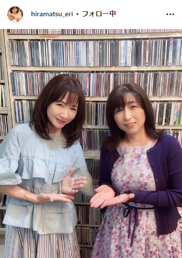 平松愛理のインスタグラムから