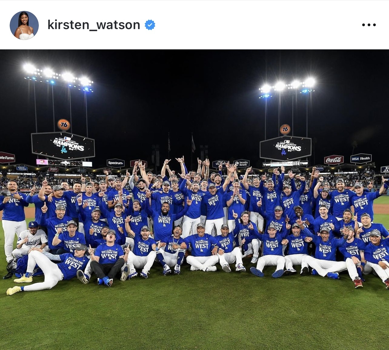 キルステン・ワトソンさんのインスタグラムから