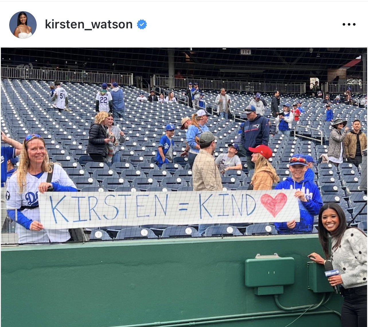 キルステン・ワトソンさんのインスタグラムから