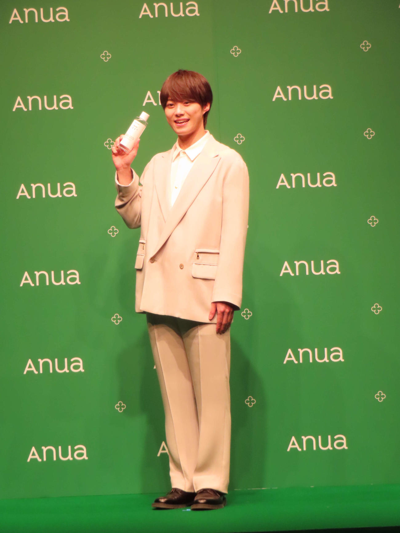 「Anua」新CM発表会に出席したなにわ男子の大橋和也