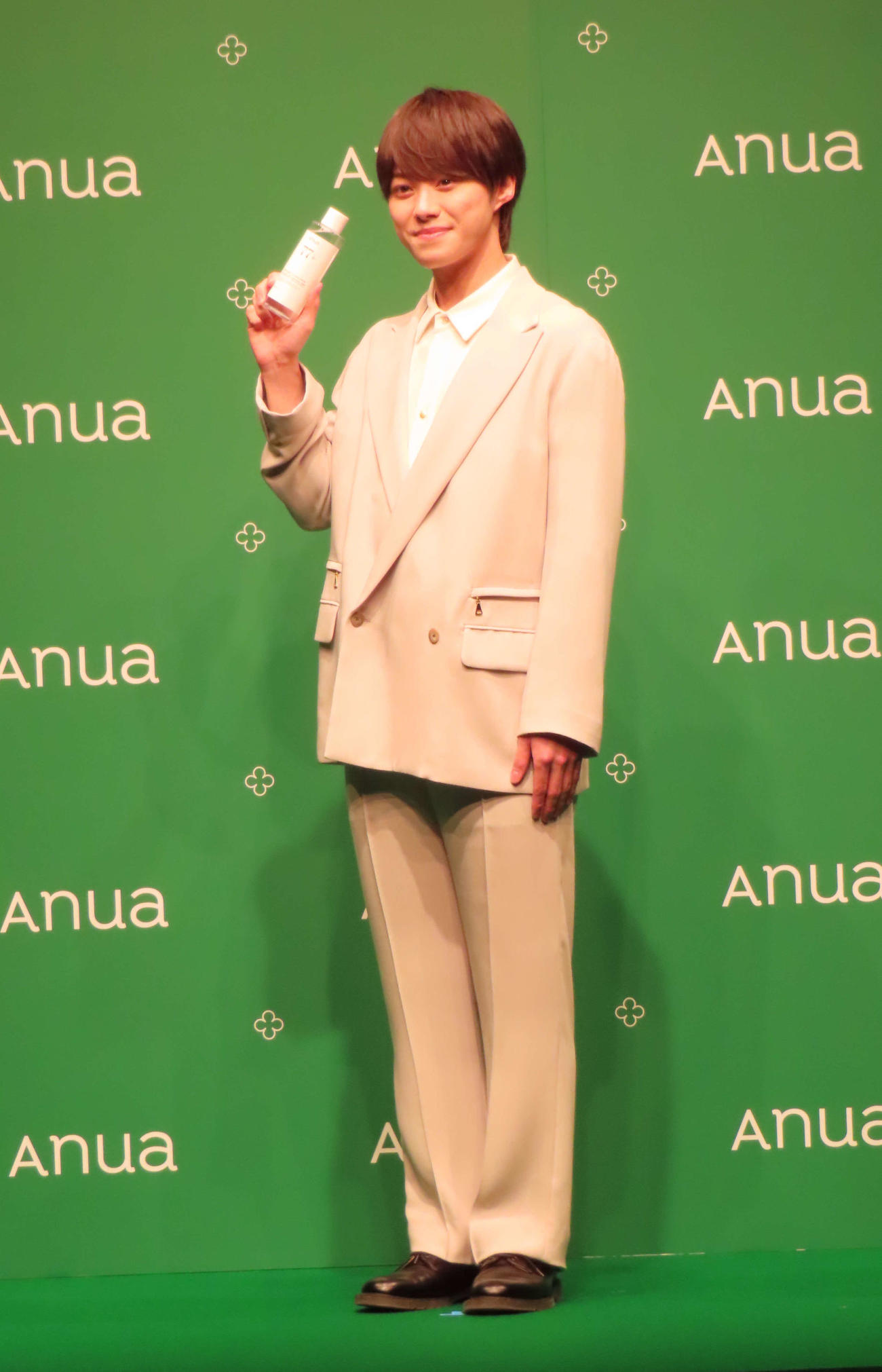 「Anua」新CM発表会に出席したなにわ男子の大橋和也