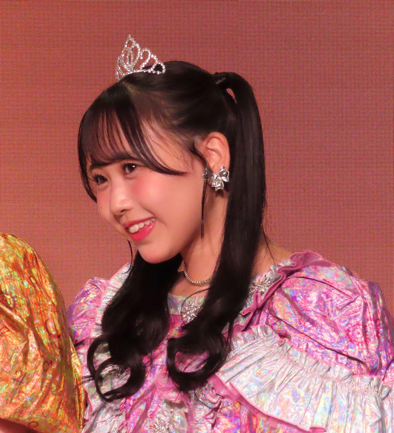 「Pontaパス　サービス説明会」に出席したFRUITS ZIPPERの松本かれん
