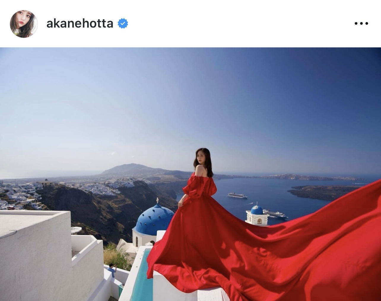 堀田茜のインスタグラムから