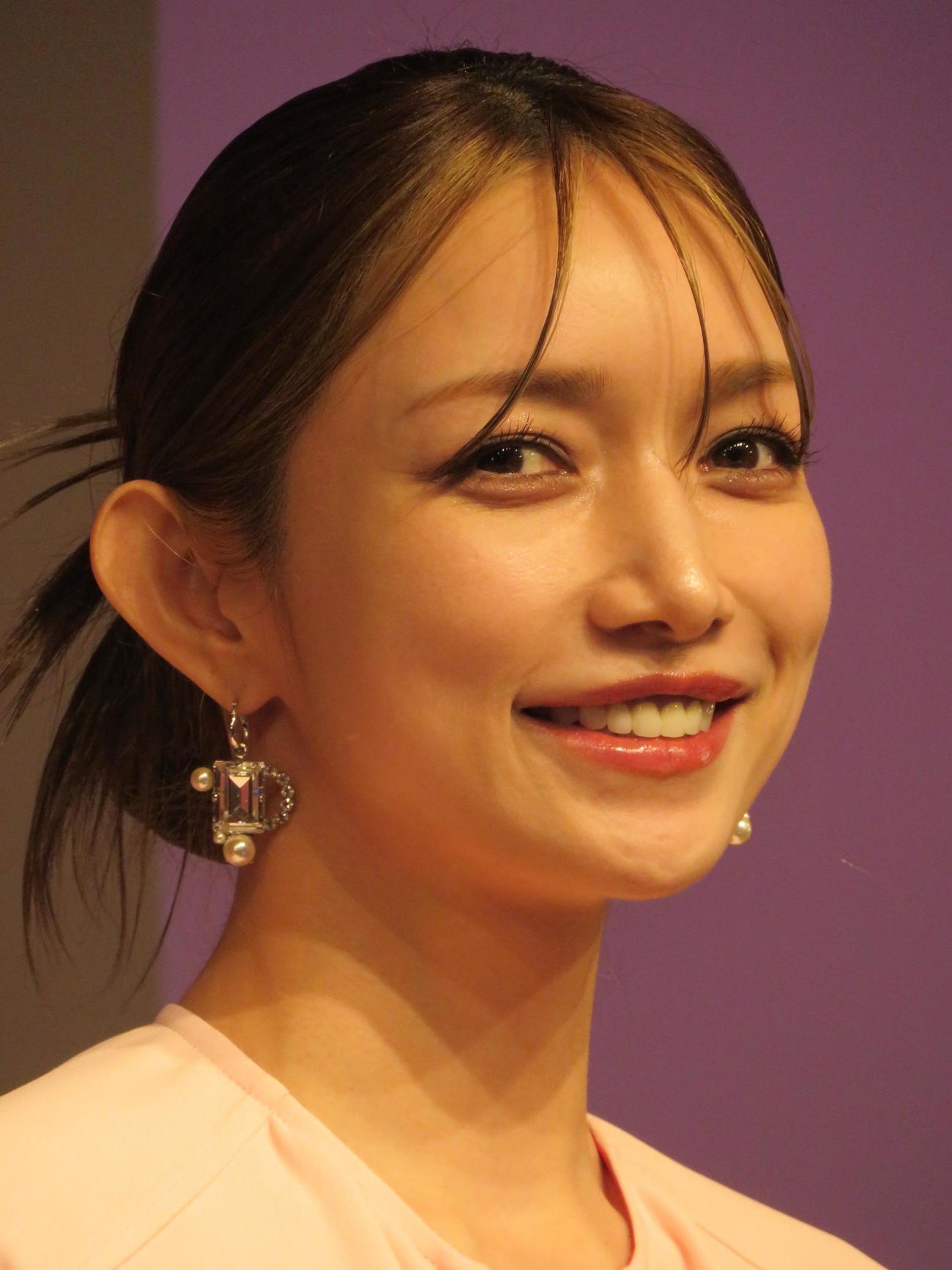 スキンケアブランド「ヘパトリート」のPRイベントを行った後藤真希