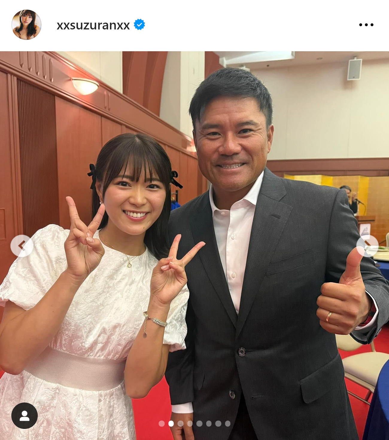 山内鈴蘭のインスタグラムから