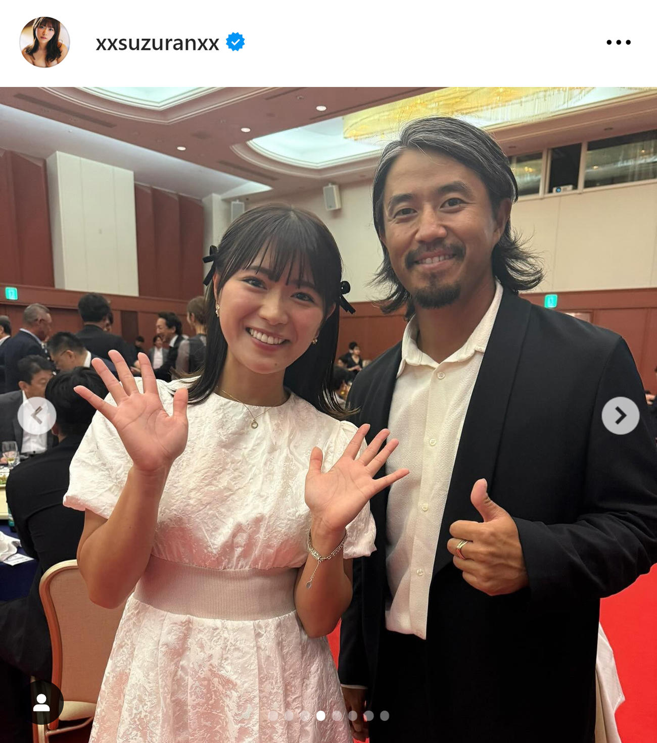 山内鈴蘭のインスタグラムから