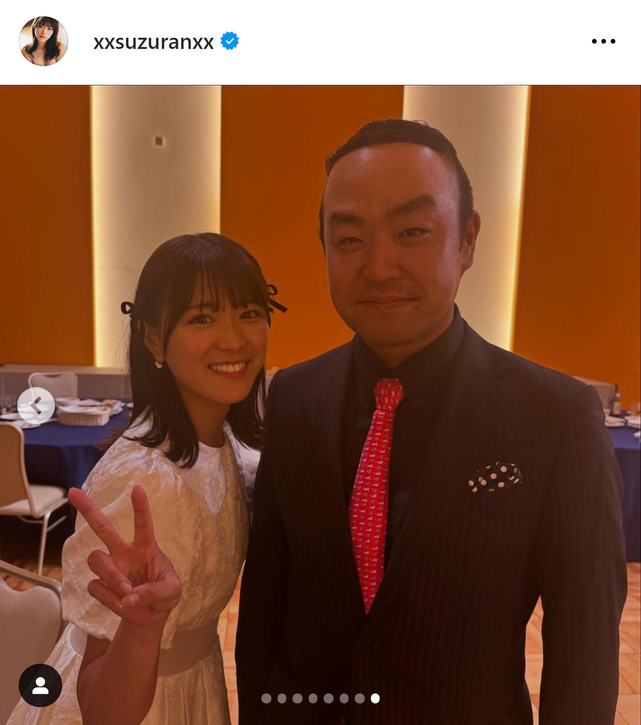 山内鈴蘭のインスタグラムから