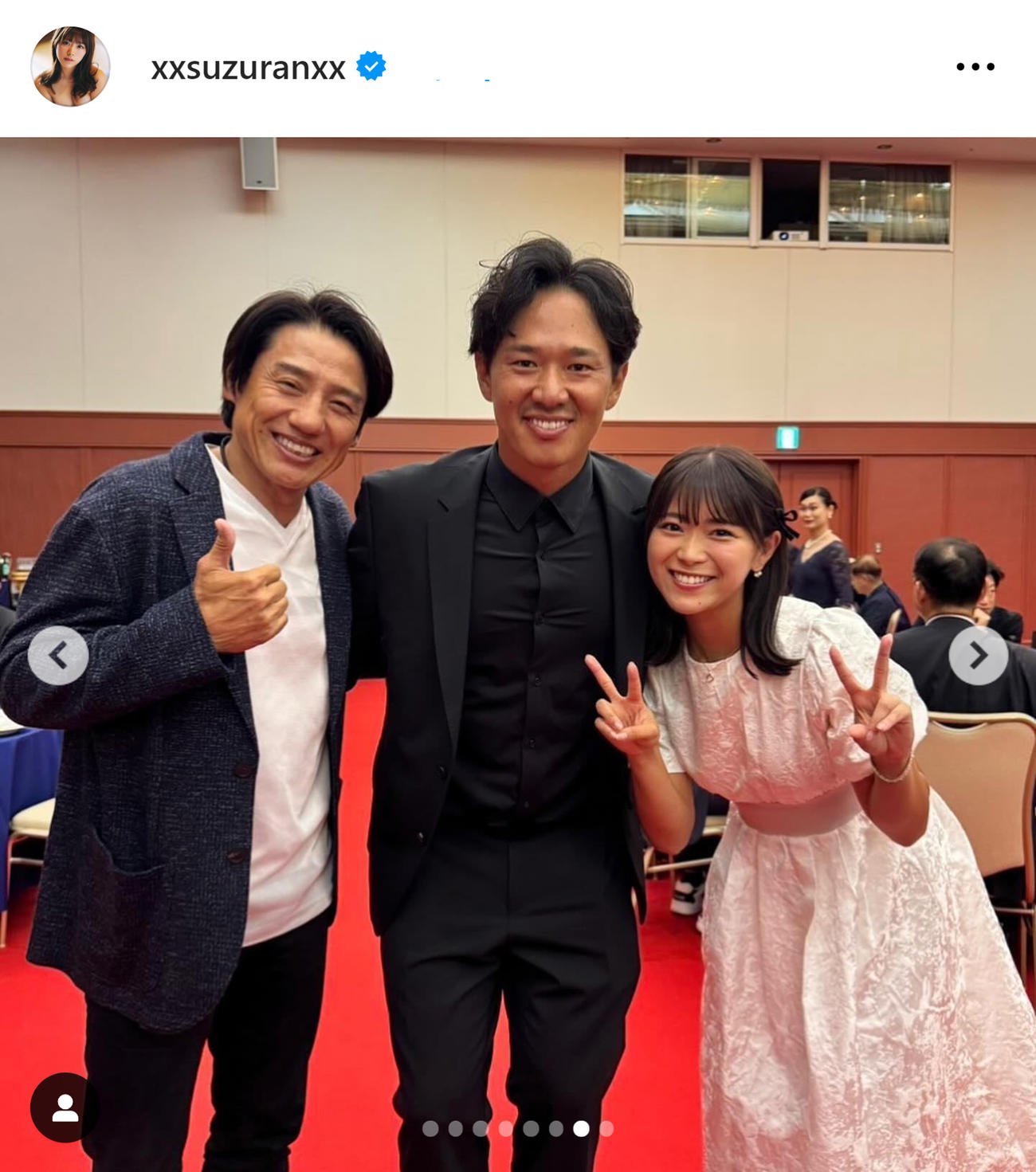 山内鈴蘭のインスタグラムから