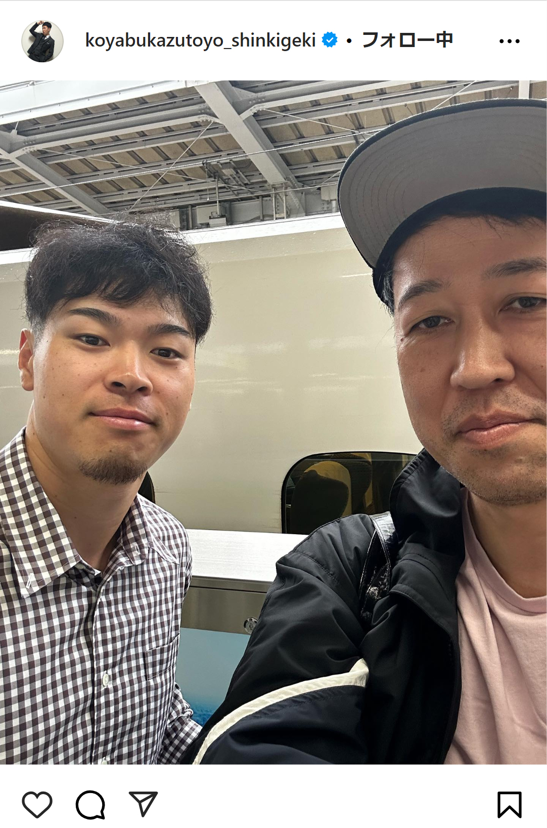 小籔千豊のインスタグラムから