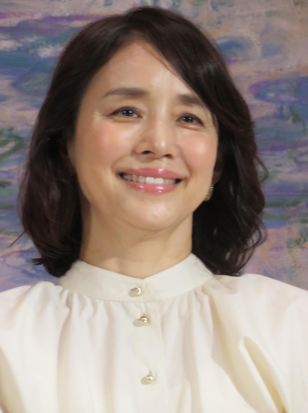 国立西洋美術館で展覧会「モネ　睡蓮のとき」の開幕セレモニーを行った石田ゆり子