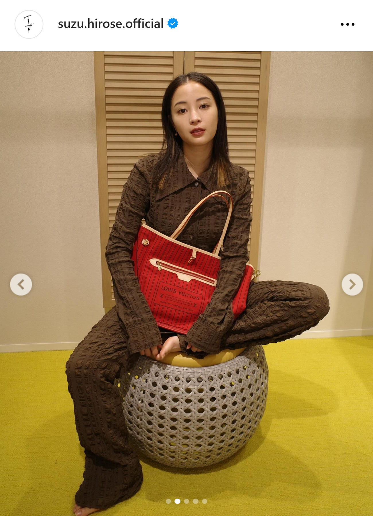 広瀬すずのインスタグラムから