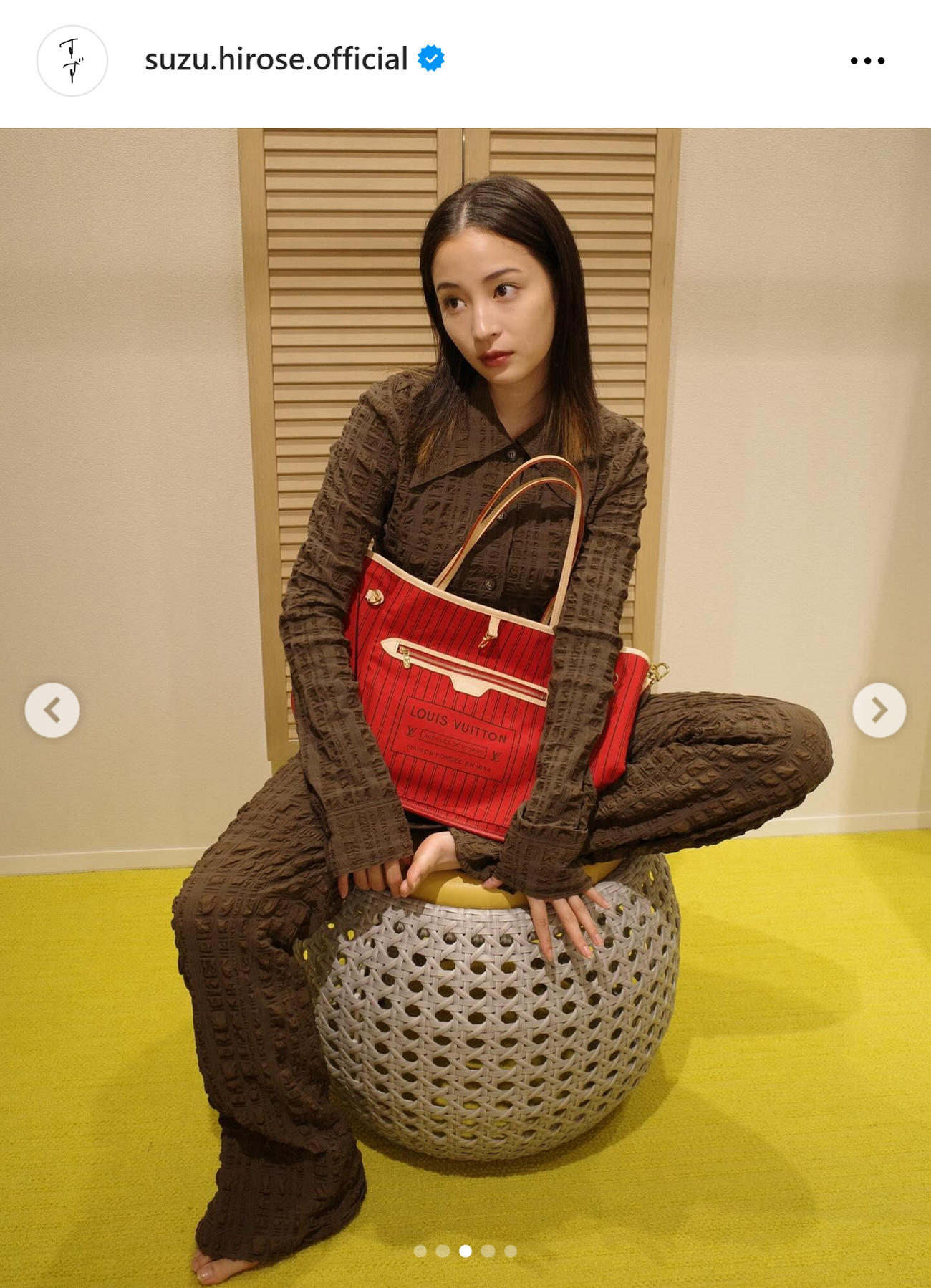 広瀬すずのインスタグラムから