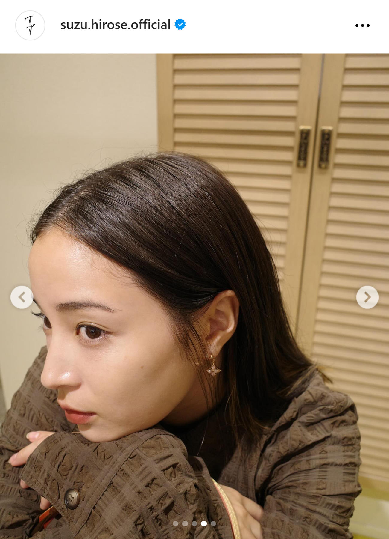 広瀬すずのインスタグラムから