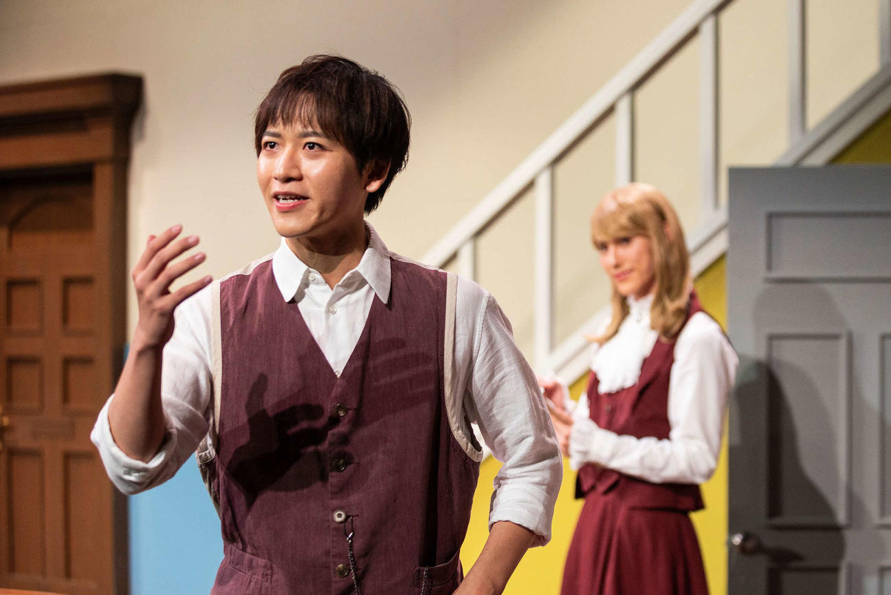演劇「トムとディックとハリー」に出演する男性ユニット「NORD」の島太星（提供写真、撮影・坂井亨輔）