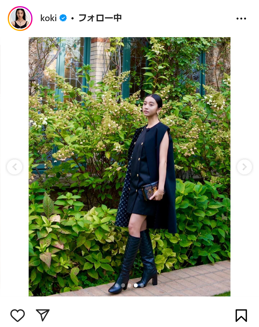 Koki,のインスタグラムから