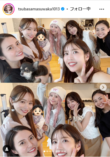 益若つばさのインスタグラムから
