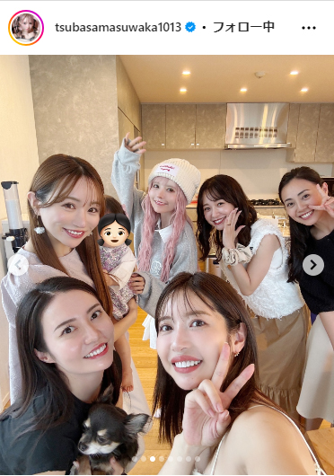 益若つばさのインスタグラムから