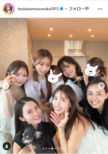 益若つばさのインスタグラムから
