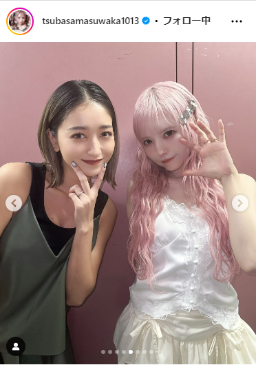 益若つばさのインスタグラムから