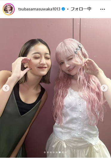 益若つばさのインスタグラムから