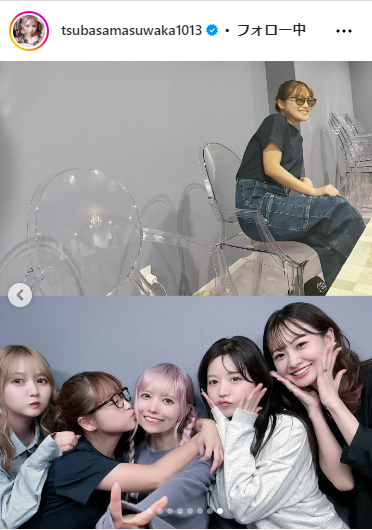 益若つばさのインスタグラムから