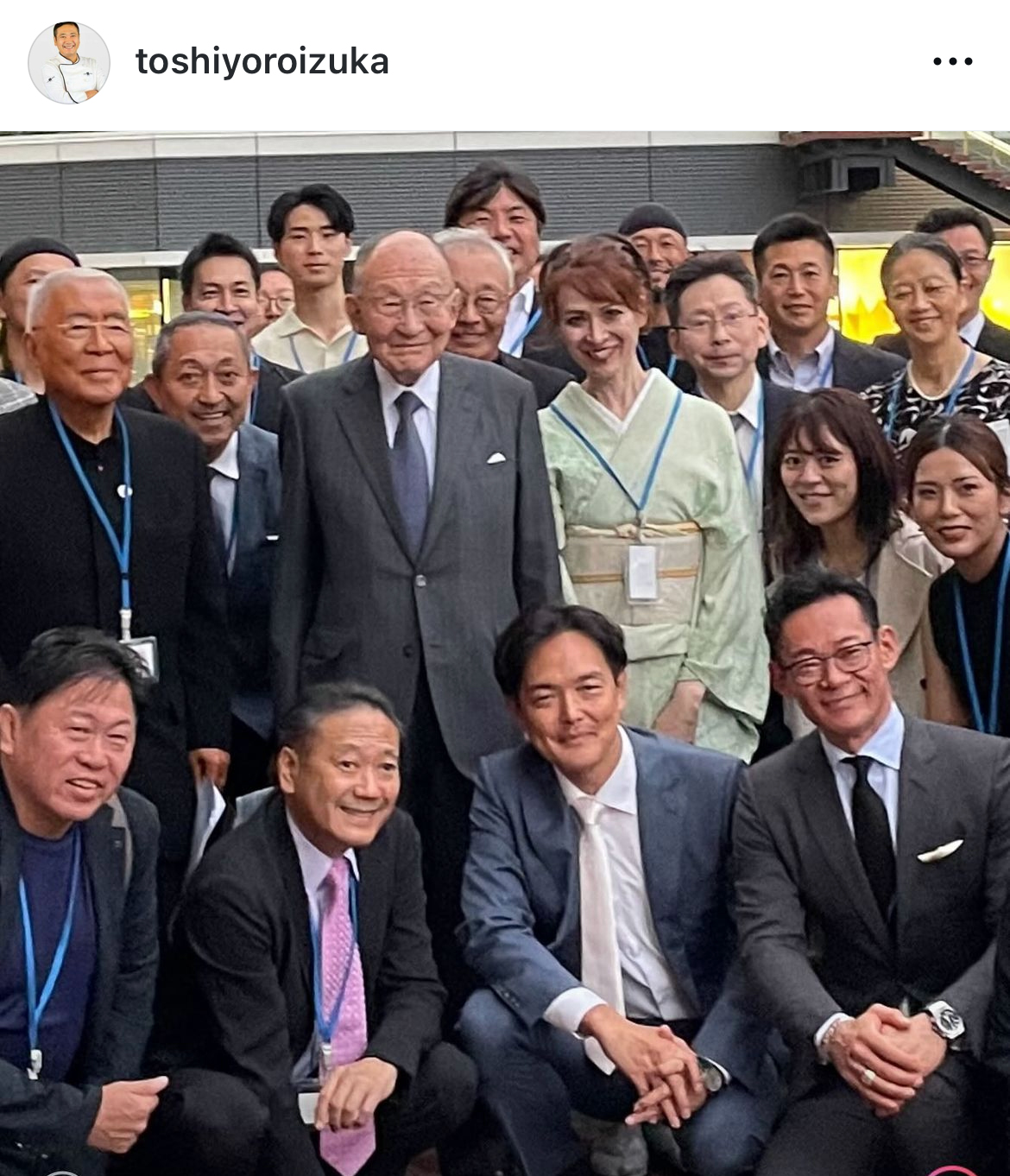 鎧塚俊彦氏のインスタグラムから
